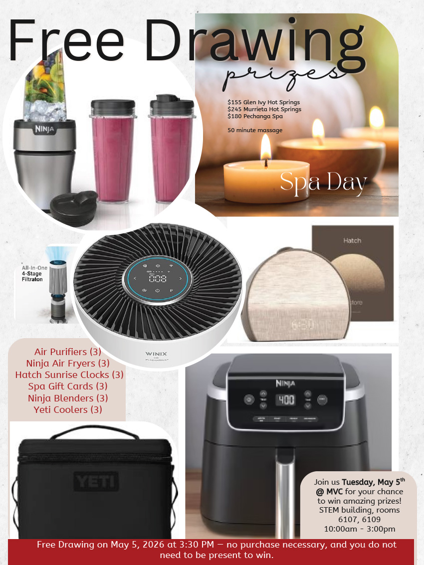 Free Prize Drawings flyer