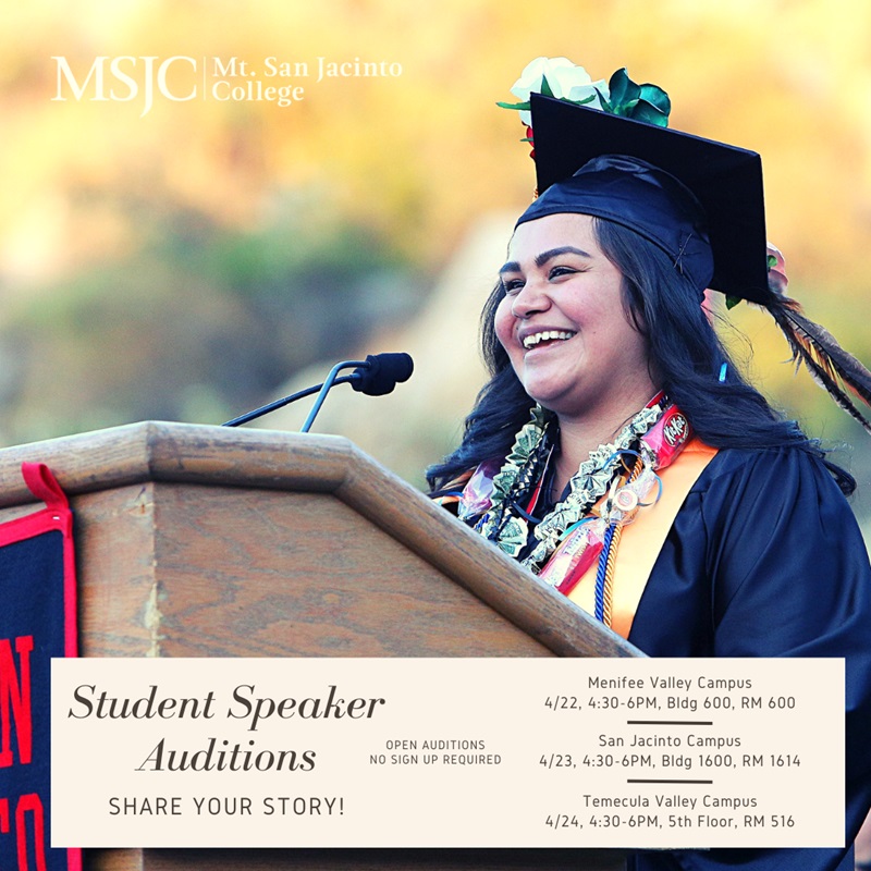 Student Speaker Auditions