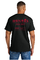 black t-shirt back