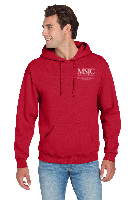 red sweatshirt front