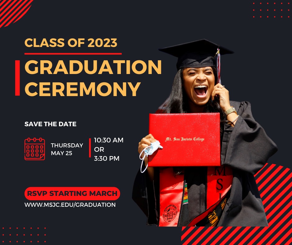 Graduation 2023 Save the date