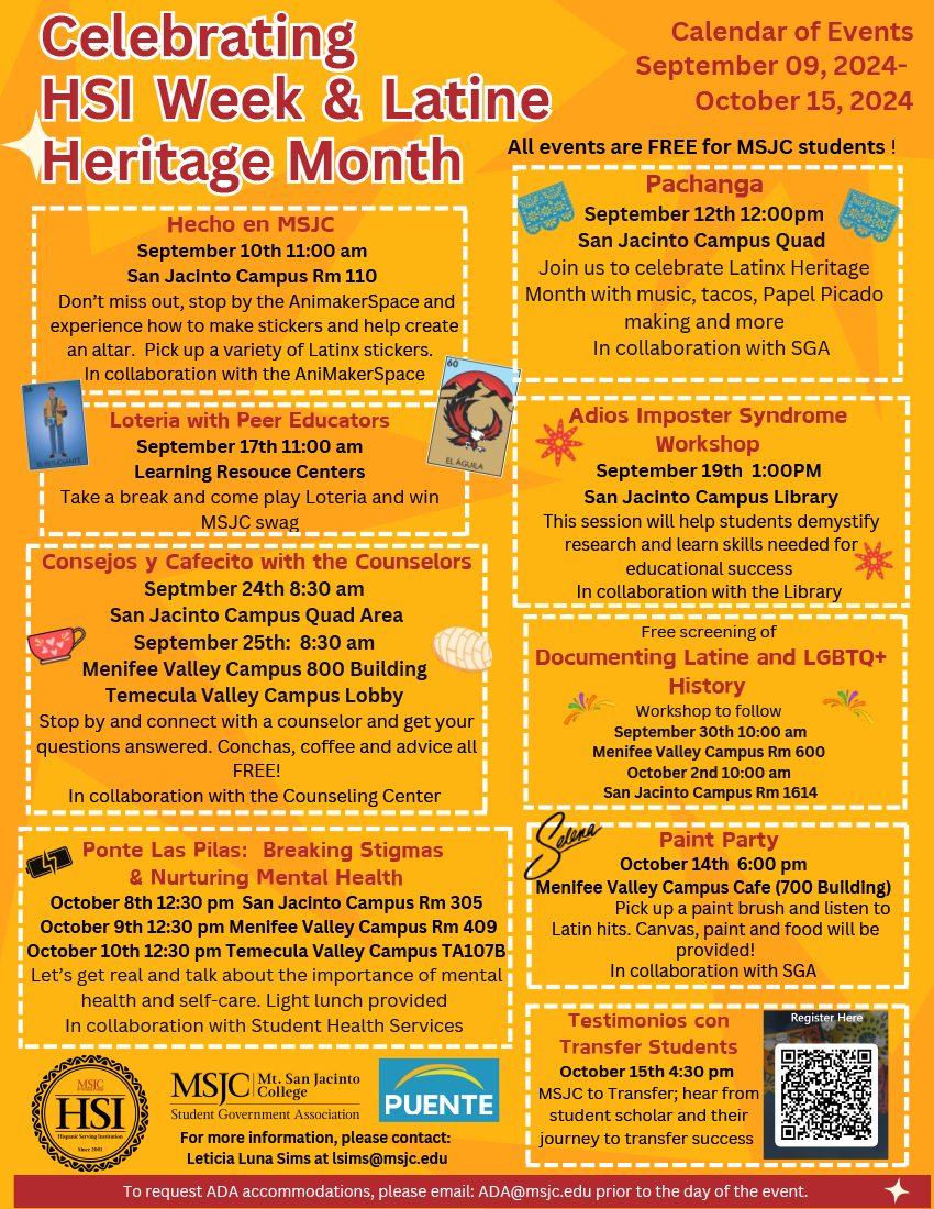 Latine Heritage Month events 2024