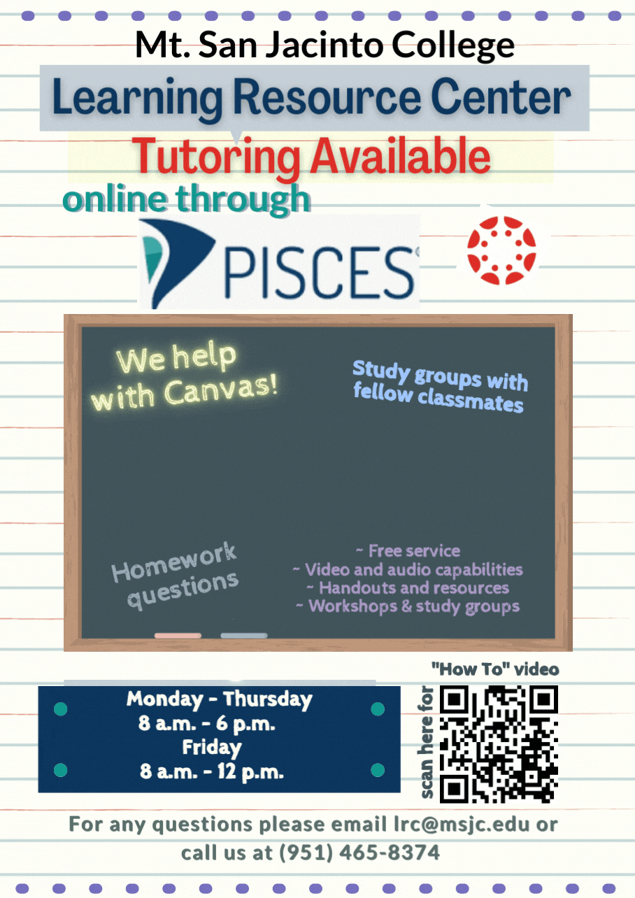 Peer tutors are available to assist you!