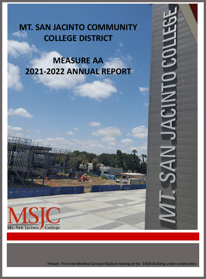 Measure AA Annual Report