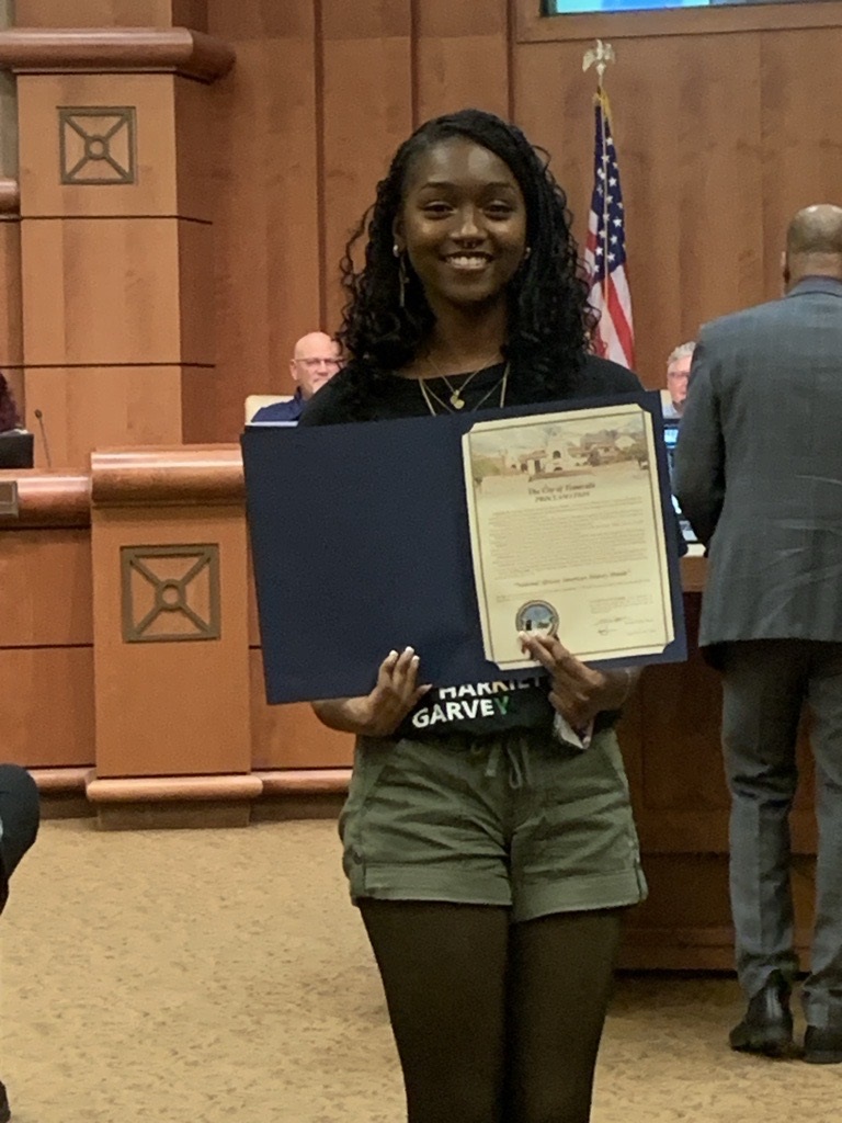 MSJC Umoja Club Honored at Temecula's REDI Commission Meeting for Black History Month