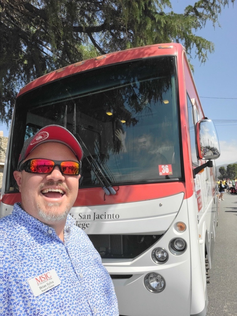 Trustee Sylva at the Cherry Festival