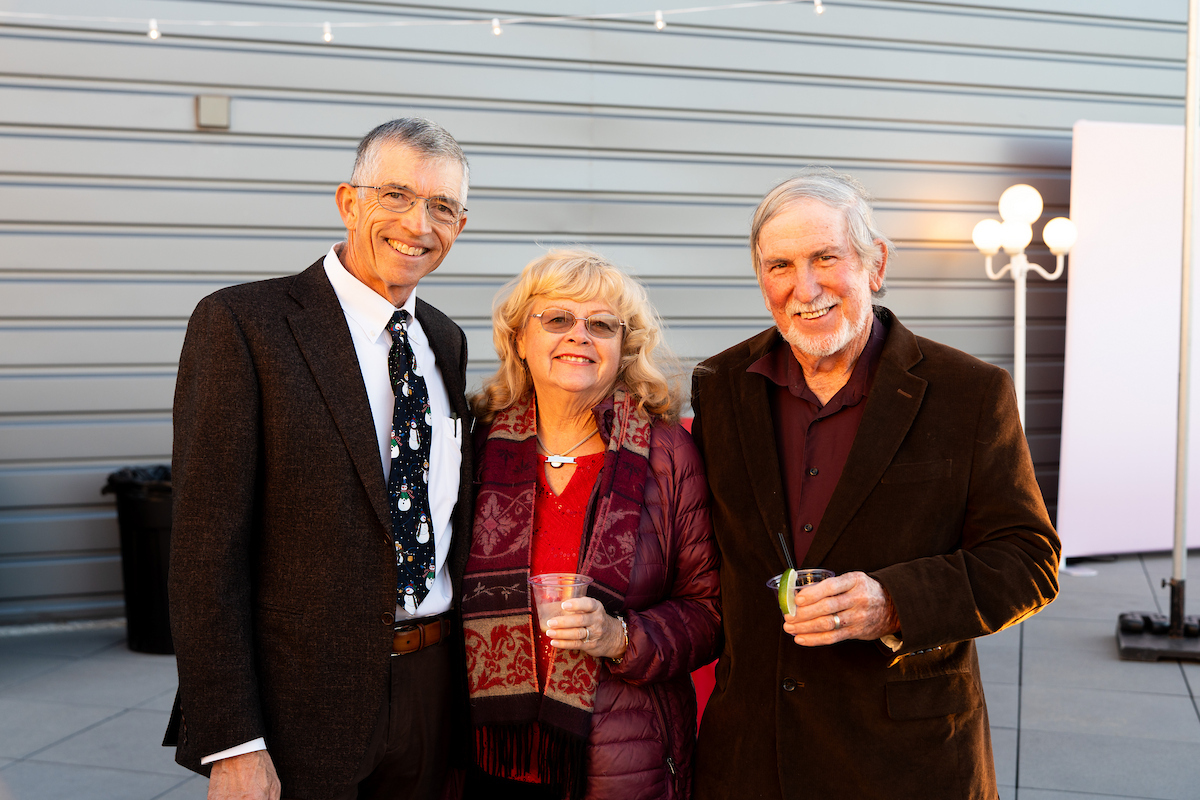 Trustee Smith with Sherri and Don Domenigoni