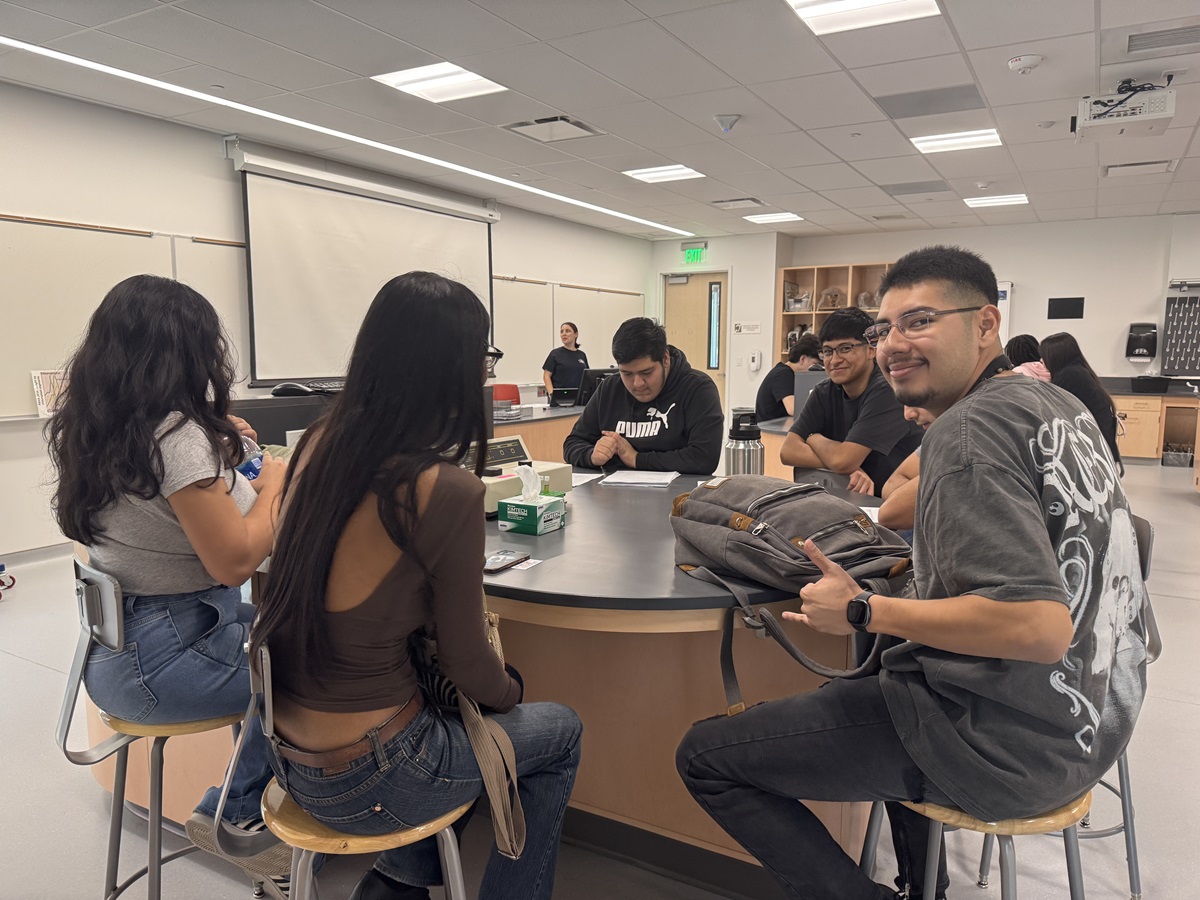 students in lab