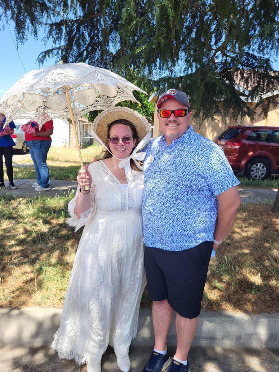 Trustee Sylva at the Cherry Festival Parade