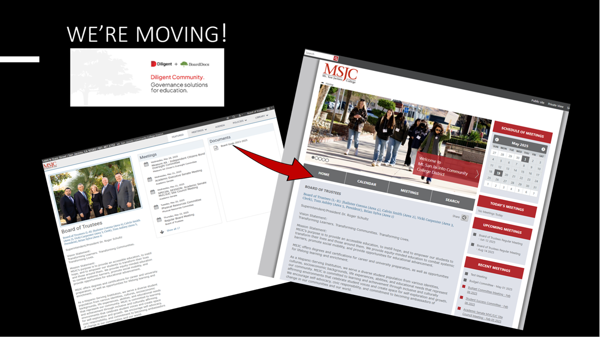 we're moving