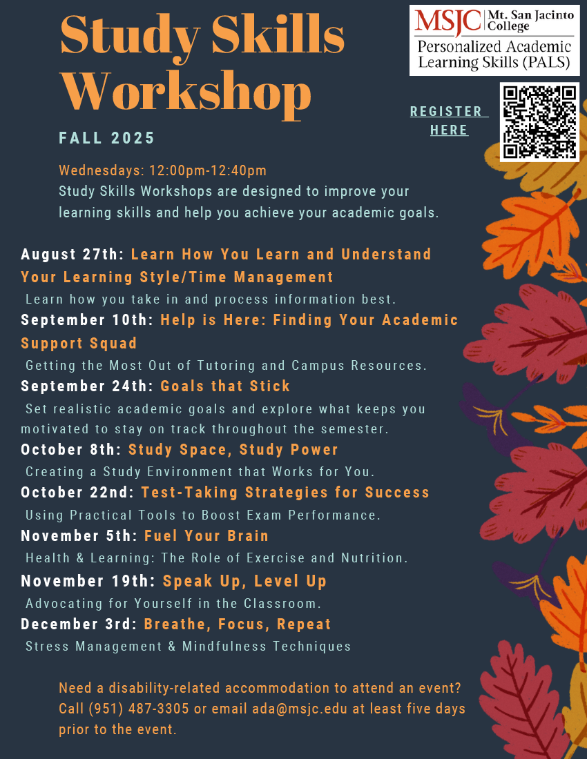Study Skills Workshop
