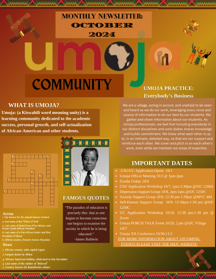 umoja newsletter for october 2024